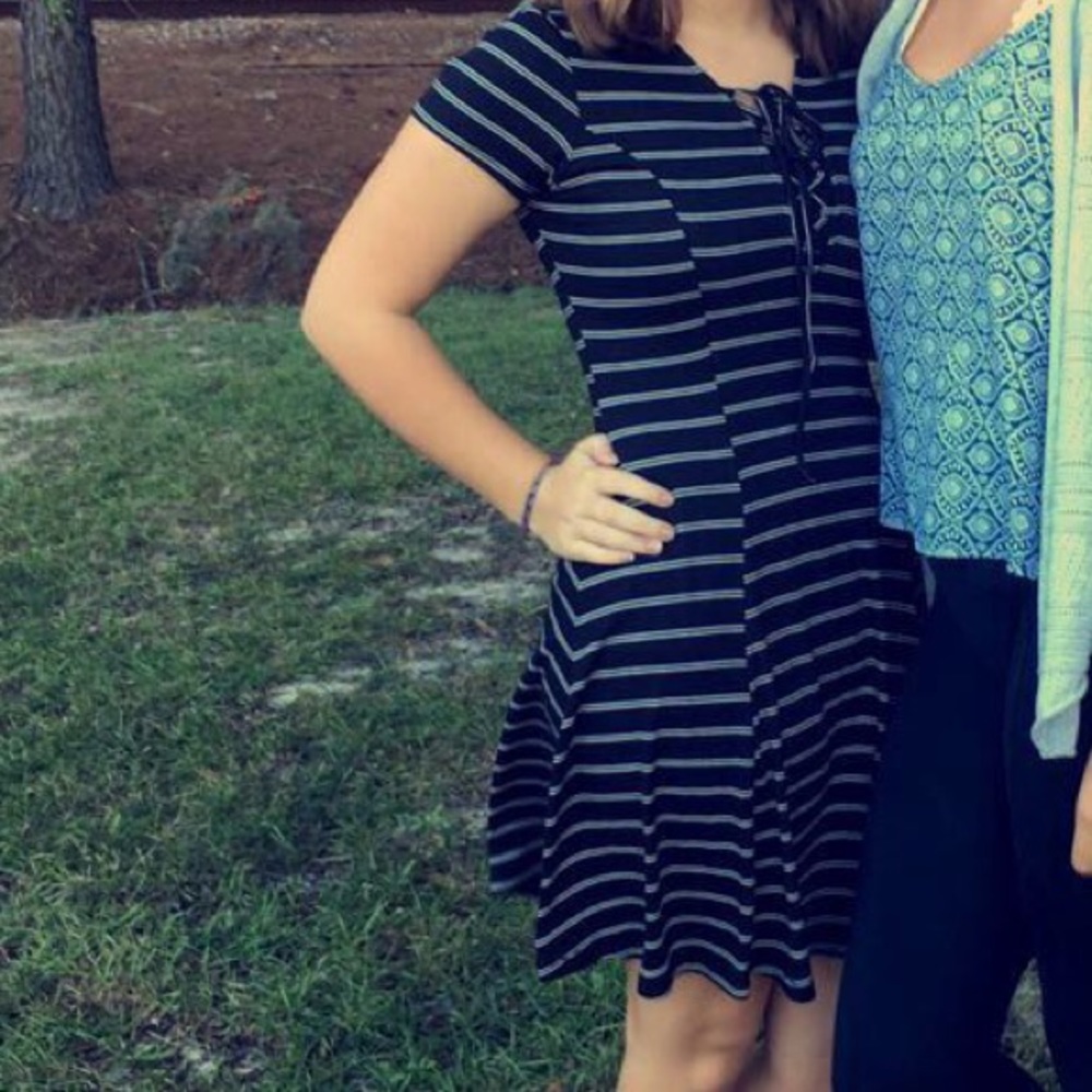 Pacsun LA hearts striped dress